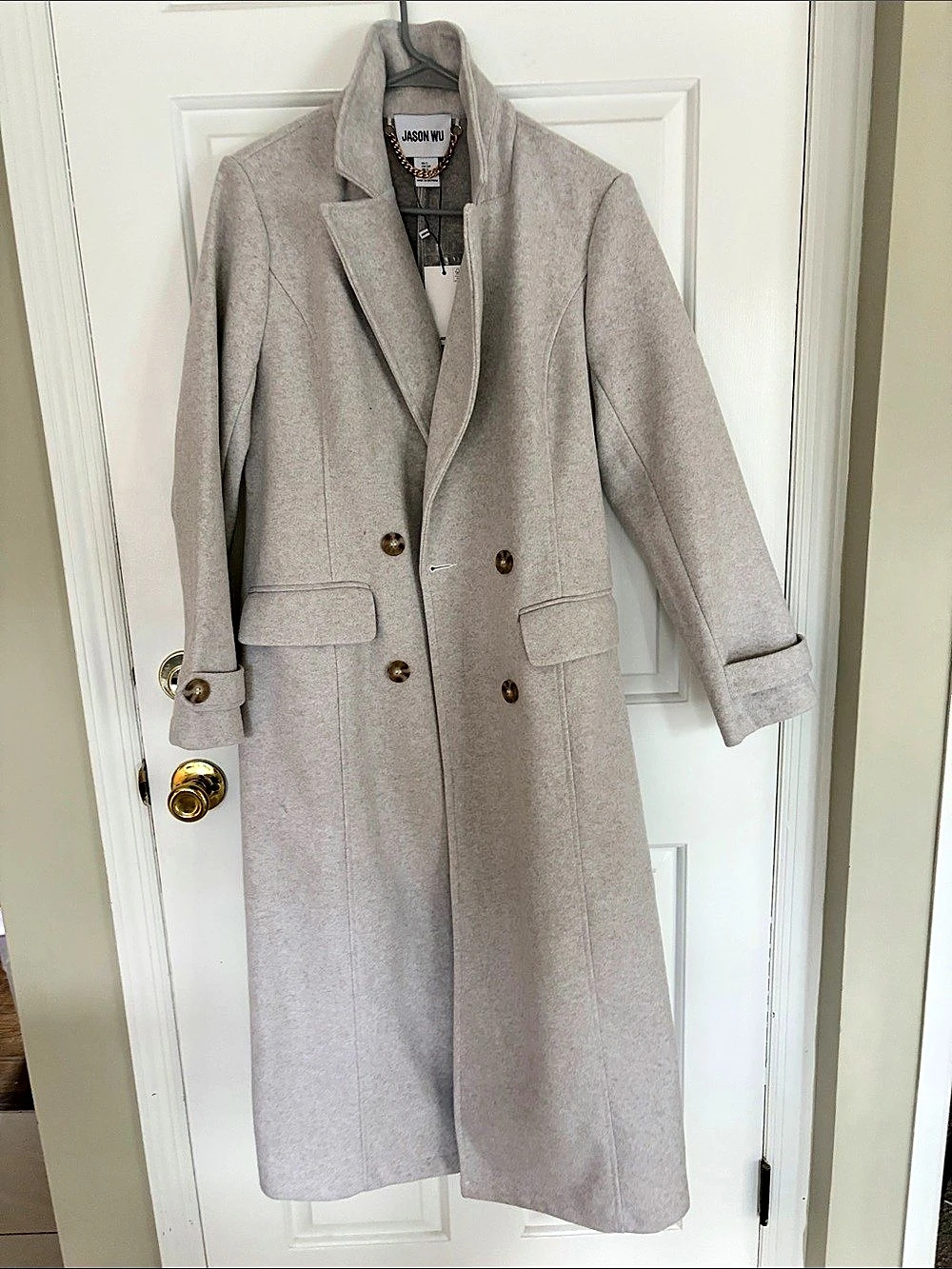 Jason Wu Women's Wool Double-Breasted Coat Size XS NWT